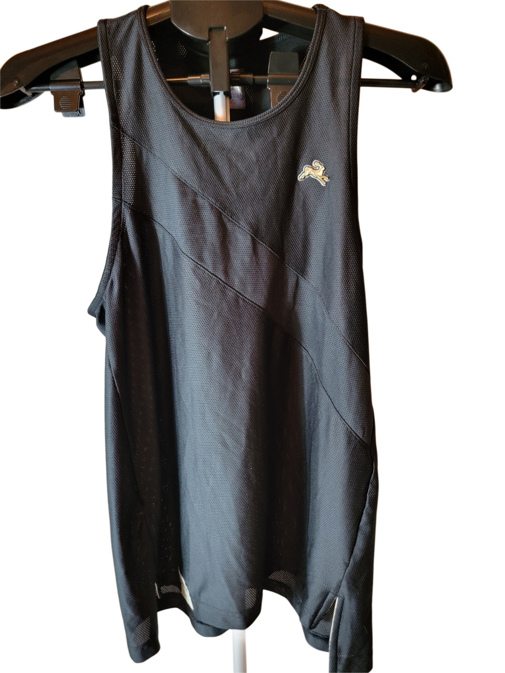 Tracksmith Men’s Van Cortlandt Running Singlet Black Size Large EUC